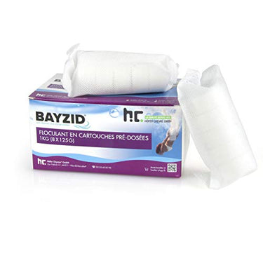 Höfer Chemie 8 x 1 kg Pool Flockungsmittel Kartuschen 64 Stück je 125 g BAYZID kristallklares Poolwasser - einfache Anwendung + effektive Wirkung … im Sale